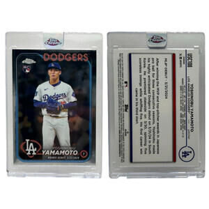 2024 Topps Chrome Update Series Rookie Debut Yoshinobu Yamamoto #USC108 (RC)